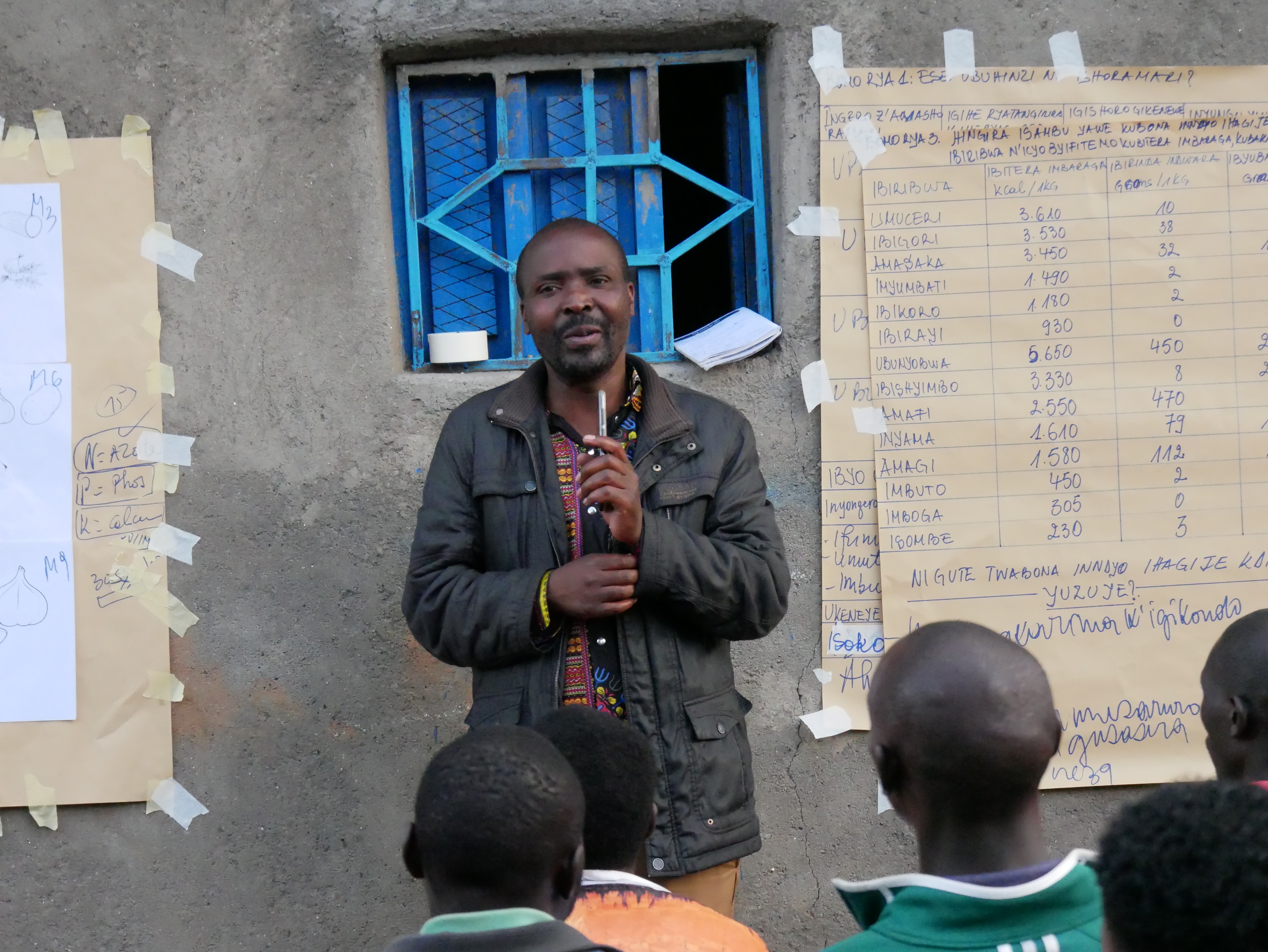 Unterricht an der Farmer Business School in Ruanda
