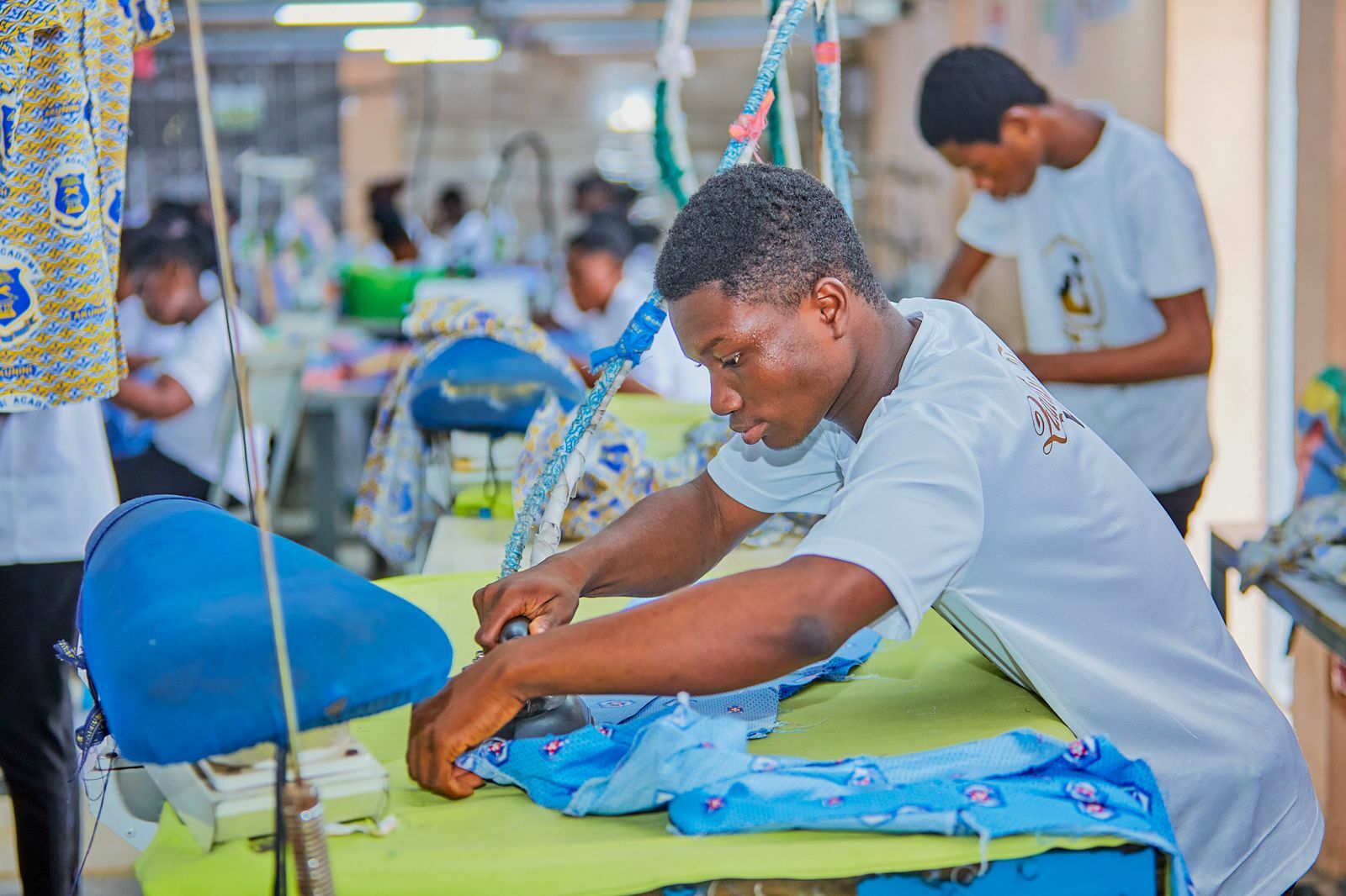 Vocational school for textile specialists in Kumasi