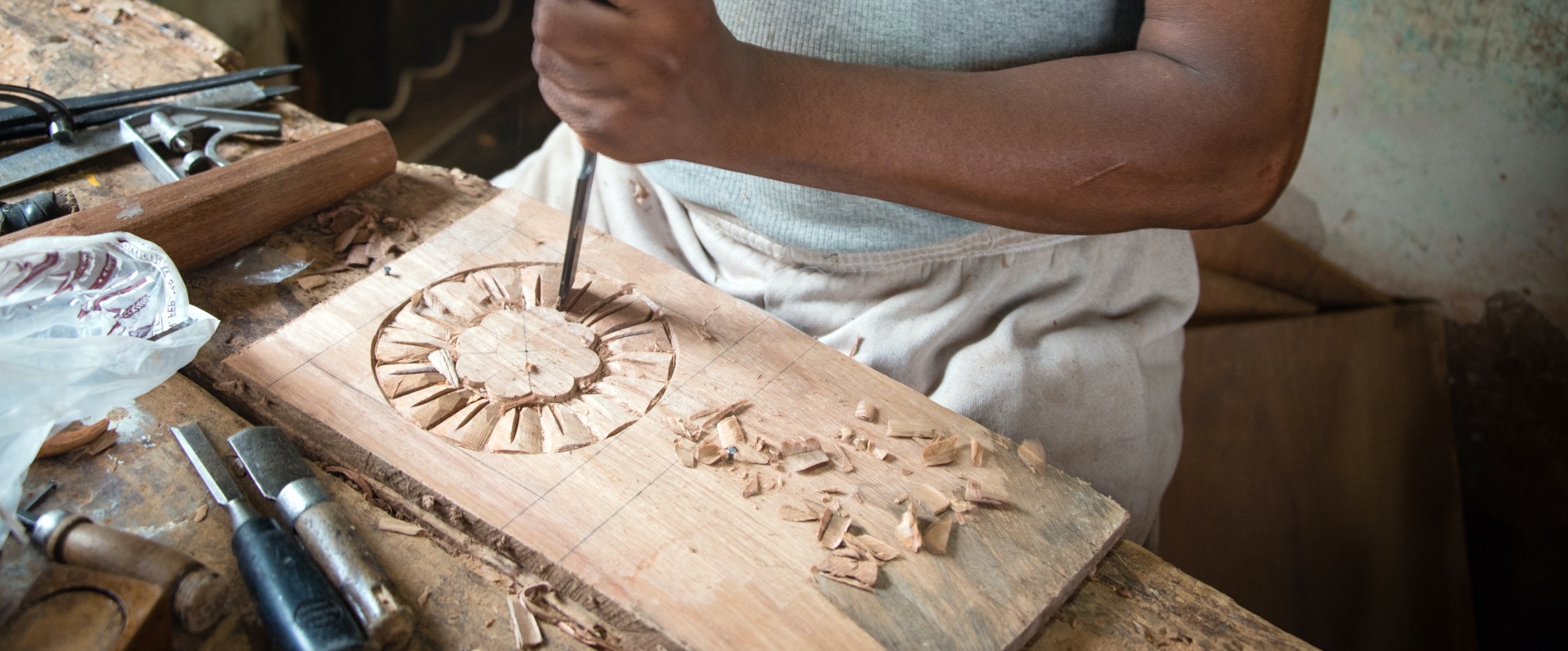 Woodwork at a Ghanaian SME