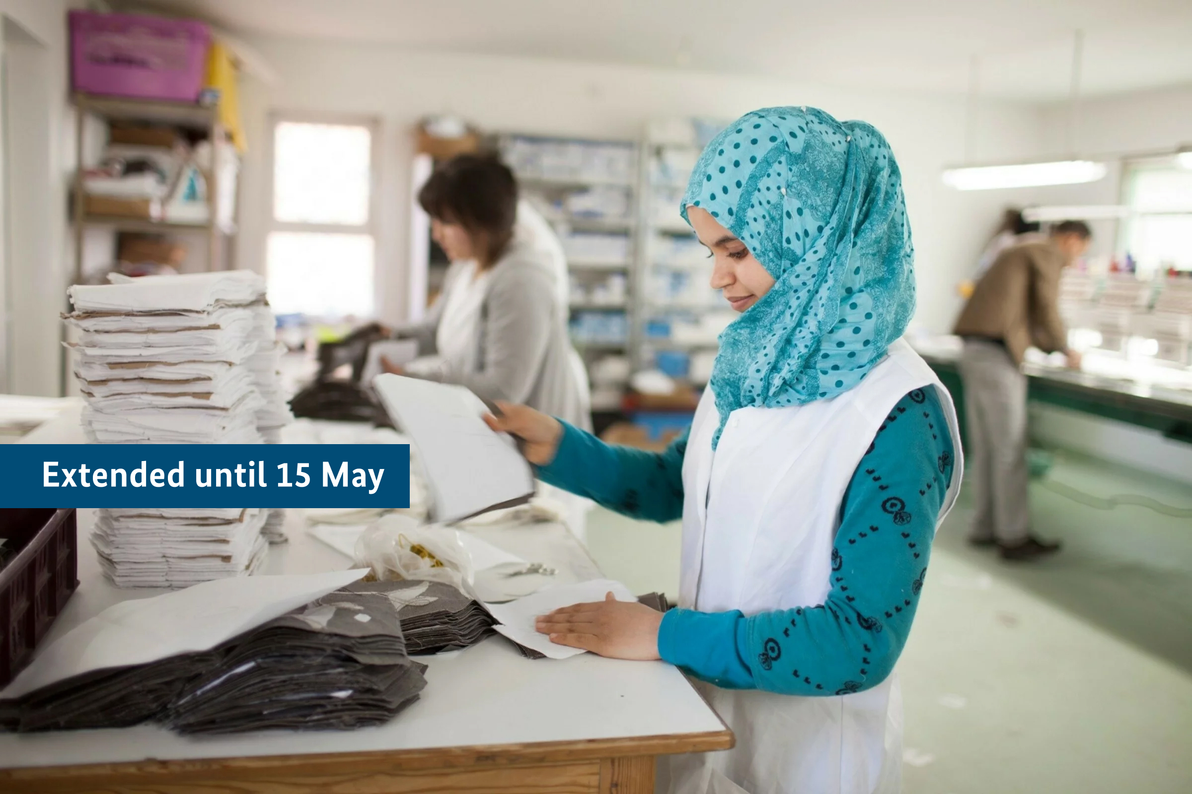 Woman works in workshop