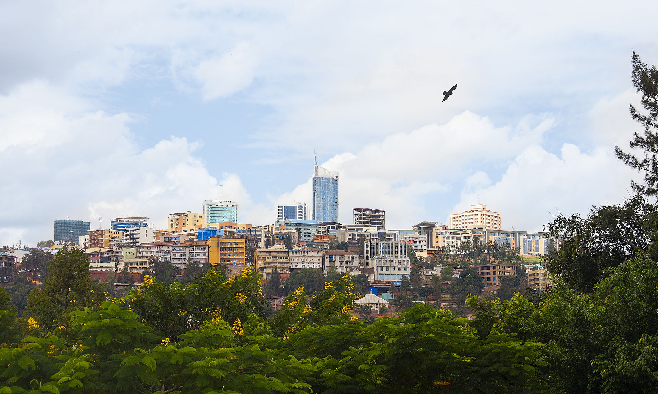 Une ville au Rwanda