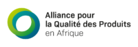 Logo de l'Alliance pour la Qualité des Produits en Afrique, cercle vert et lettrage